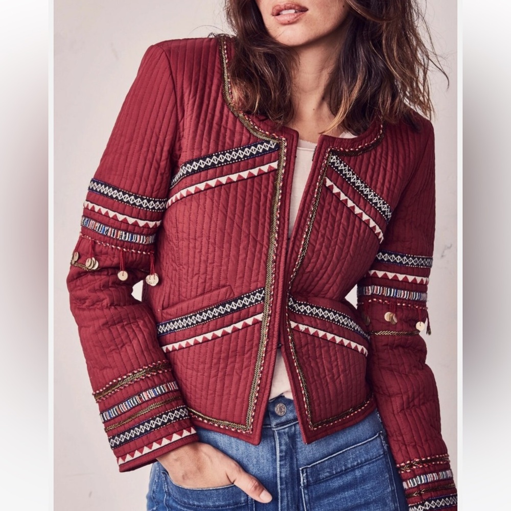 Embroidered Jacket, Love Shack Fancy, NWT! - Picture 2 of 11
